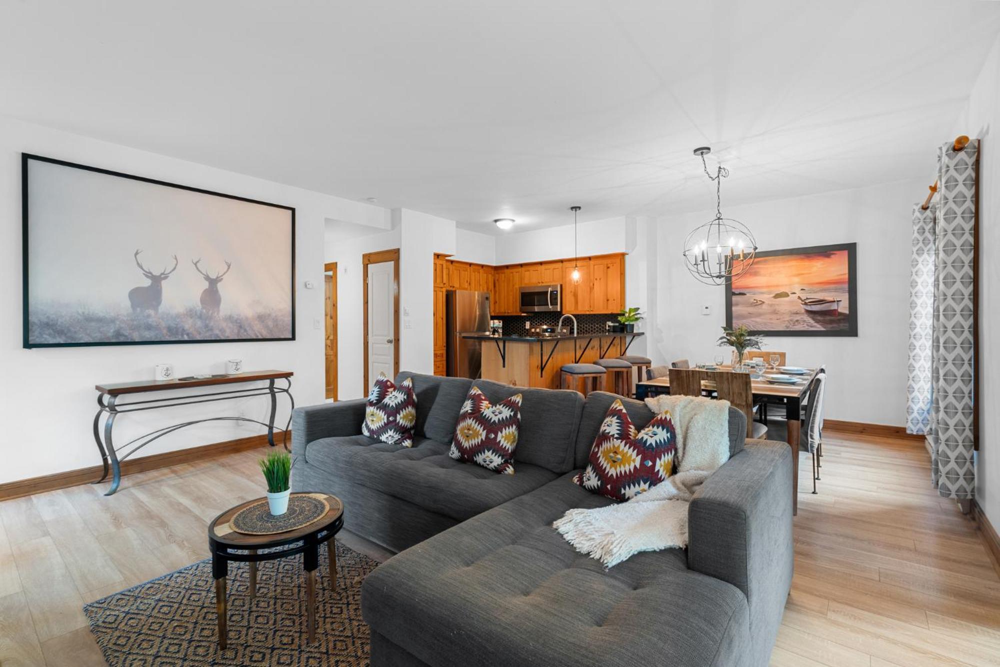 Les Falaises Tremblant - Ski Inout Condo W2Bdrs Монт-Тремблант Екстериор снимка